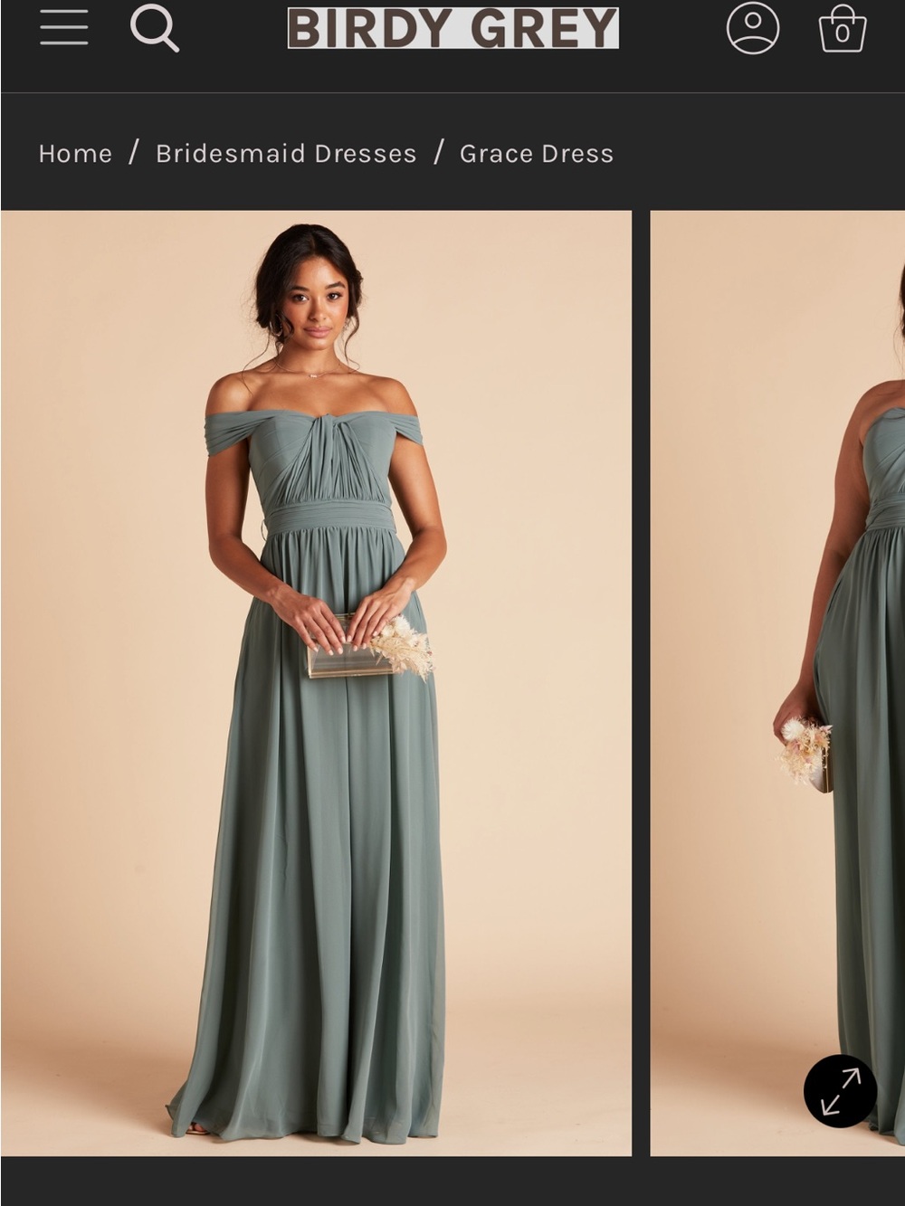Birdy Grey Grace Convertible Sage Green Bridesmaid Gown